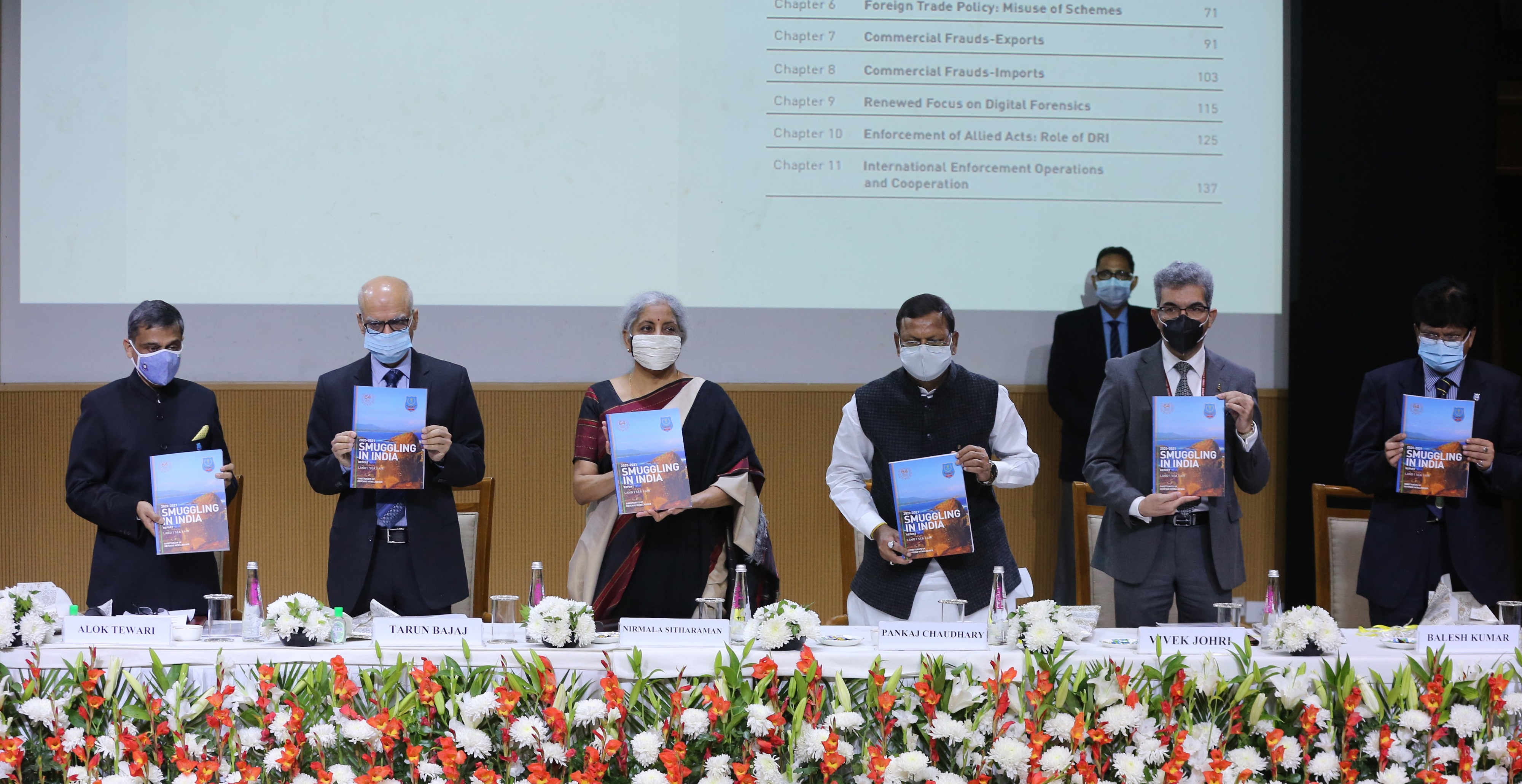 The DRI’s ‘Smuggling in India Report- 2020-2021’ was released by the Hon’ble Union Finance Minister.