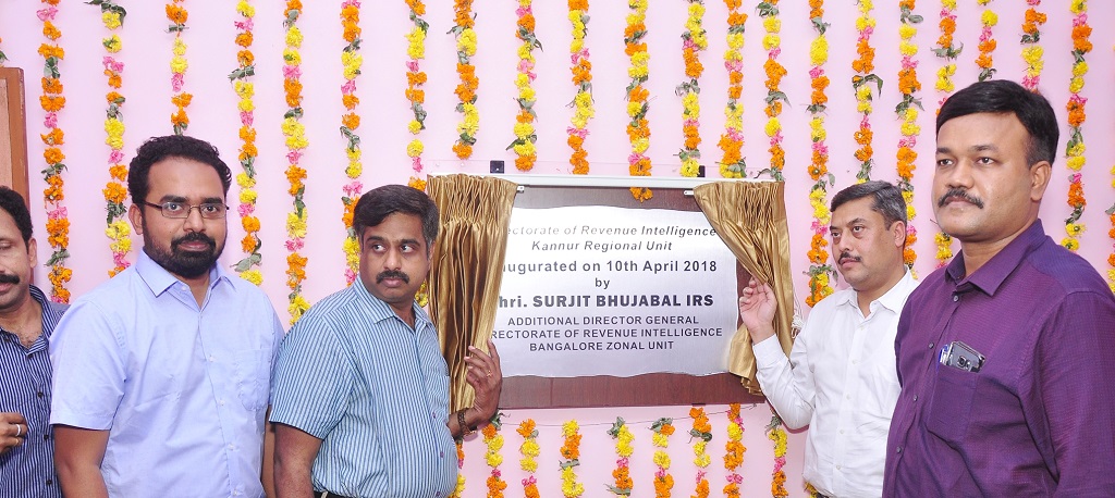 Inauguration of Kannur Regional Unit by Shri Surjit Bhujabal ADG  DRI