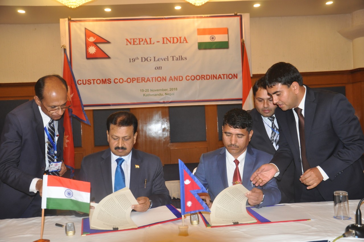 19th India-Nepal DG Level Talks held on 19-20 November 2018 at Kathmandu .