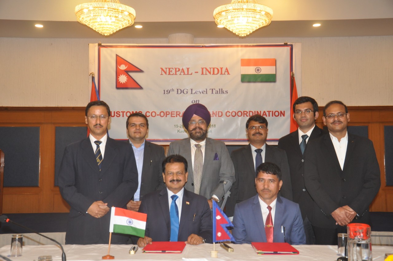 19th India-Nepal DG Level Talks held on 19-20 November 2018 at Kathmandu .