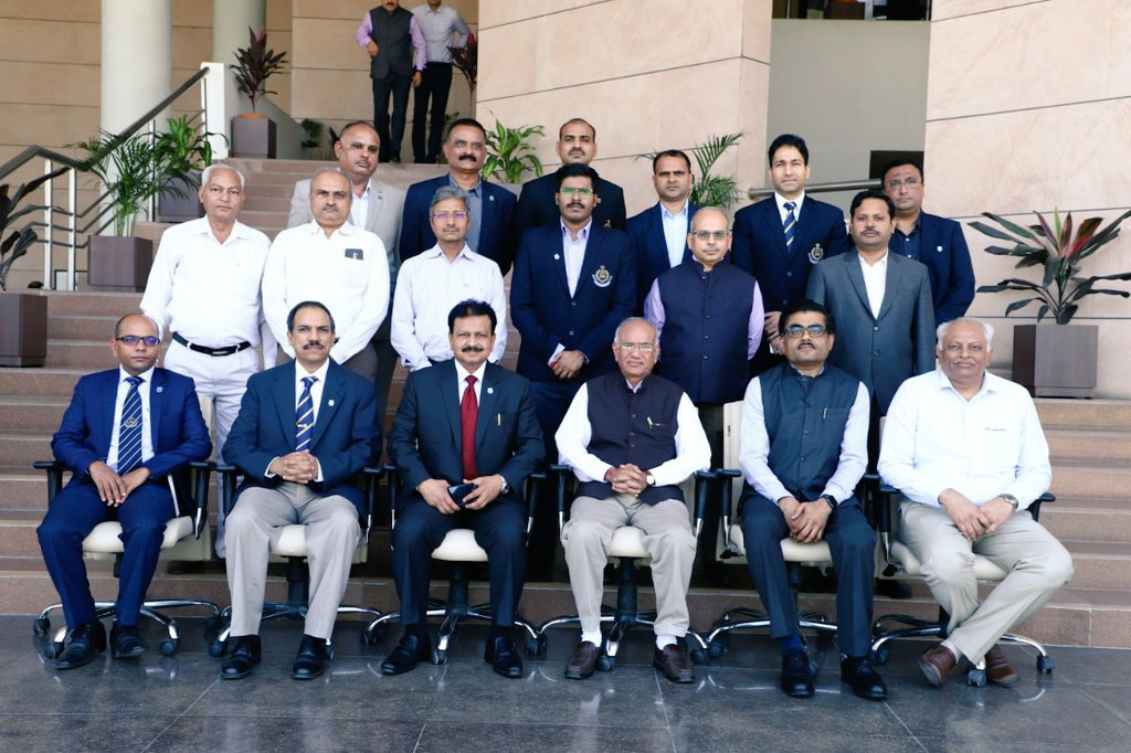 Pr. DGRI and Director General  GFSU with Senior Officers.