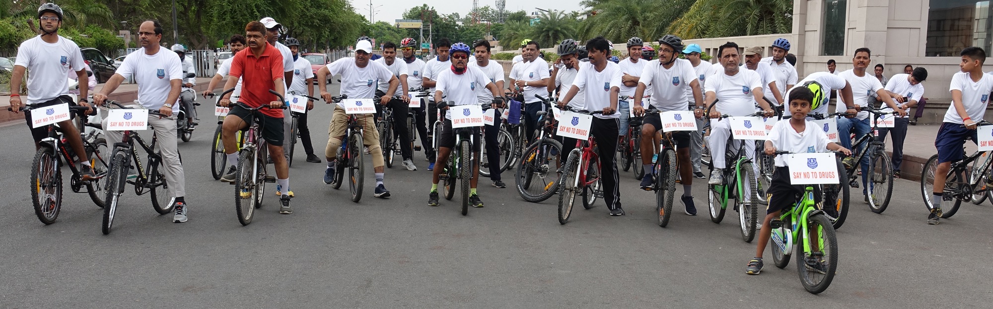 A cycle rally was organized on 26.06.2019 by DRI Lucknow on the occasion of International Day against Drug Abuse and Illicit Trafficking. 