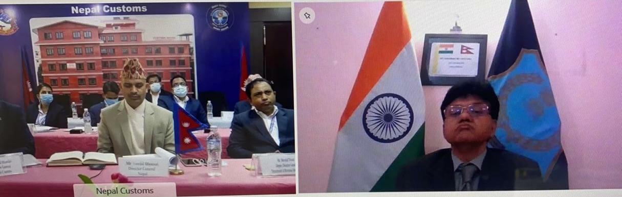 20th India Nepal DG level talks on extending cooperation to each other in the areas of customs wildlife and other cross border issues held on 19th April 2021.  