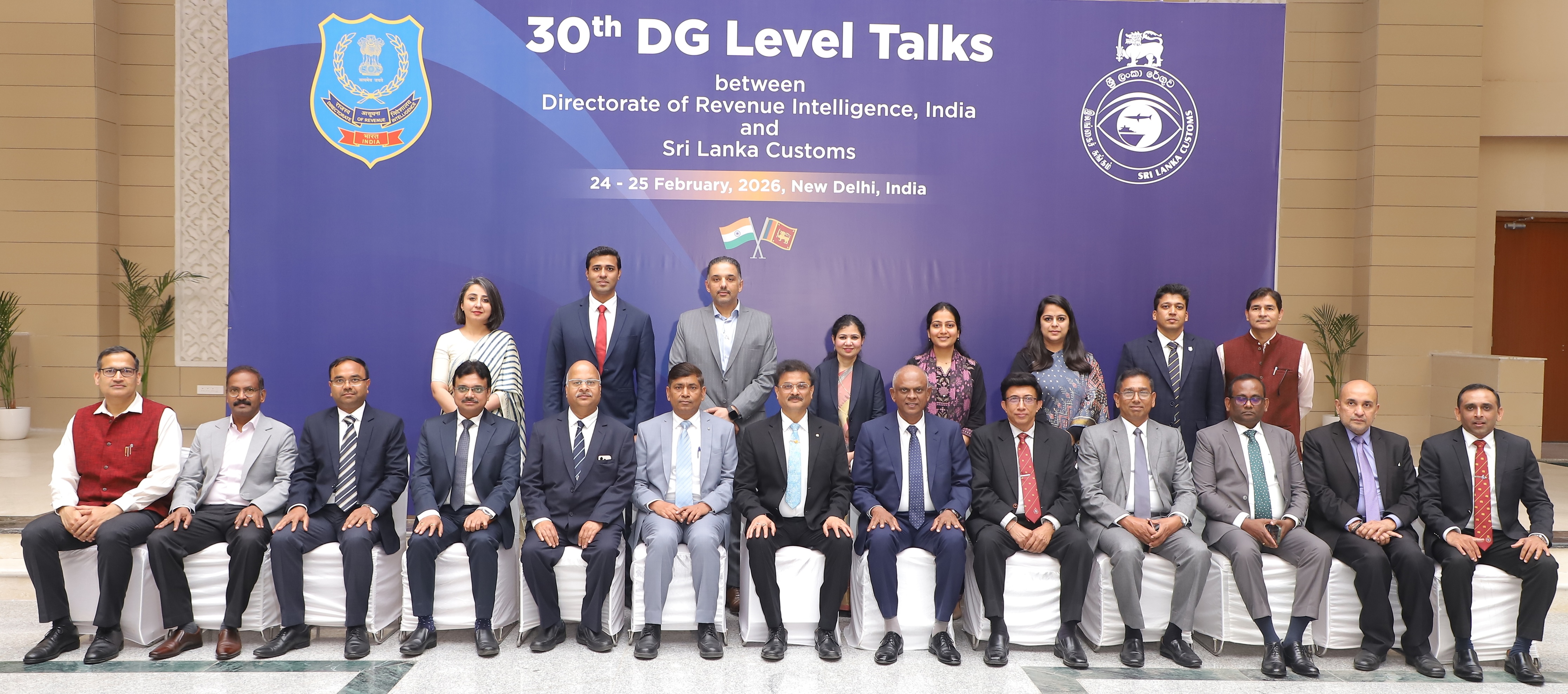 Group Photograph of participants of 30th DG Level Talks between India and Sri Lanka